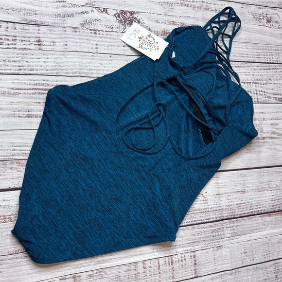 Becca One Shoulder One Piece Swimsuit - Picture 3 of 6